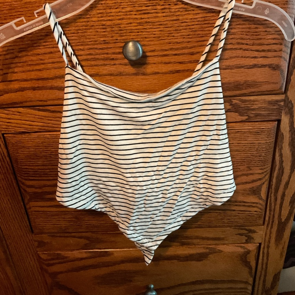 Black and white tank